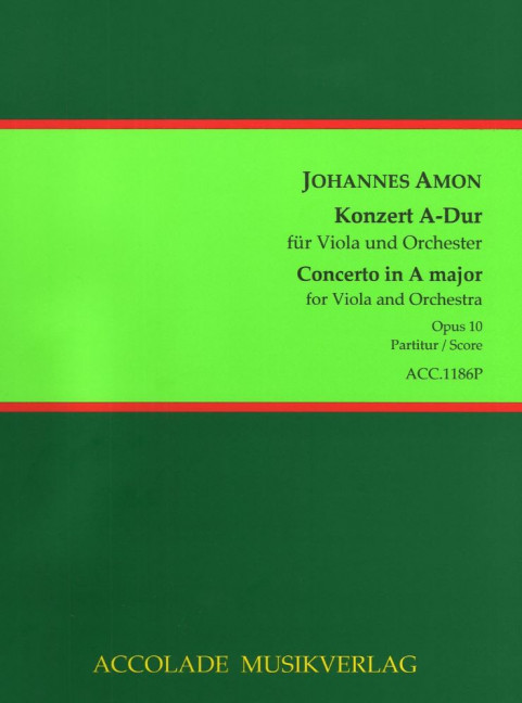 Konzert G-Dur op.10 für Viola und Orchester