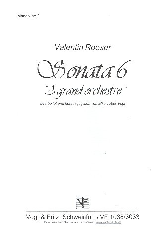 Sonata Nr.6 A grand orchestre