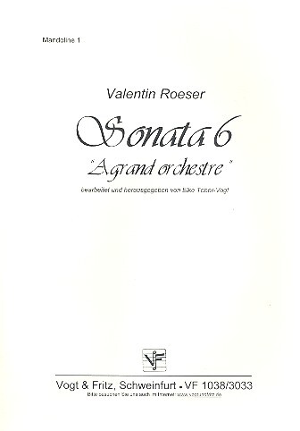 Sonata Nr.6 A grand orchestre