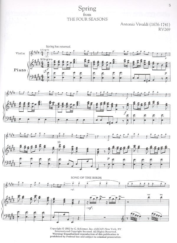 The four Seasons op.8