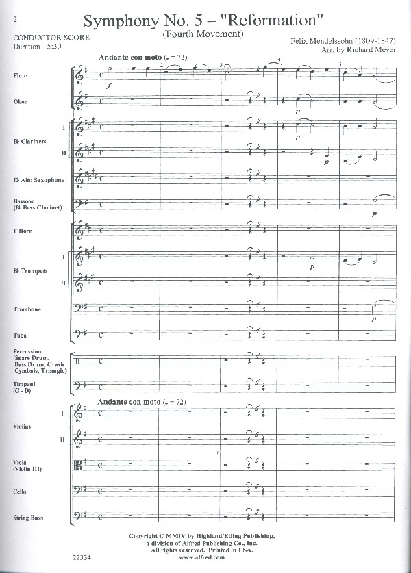 Symphony no.5 4th Movement