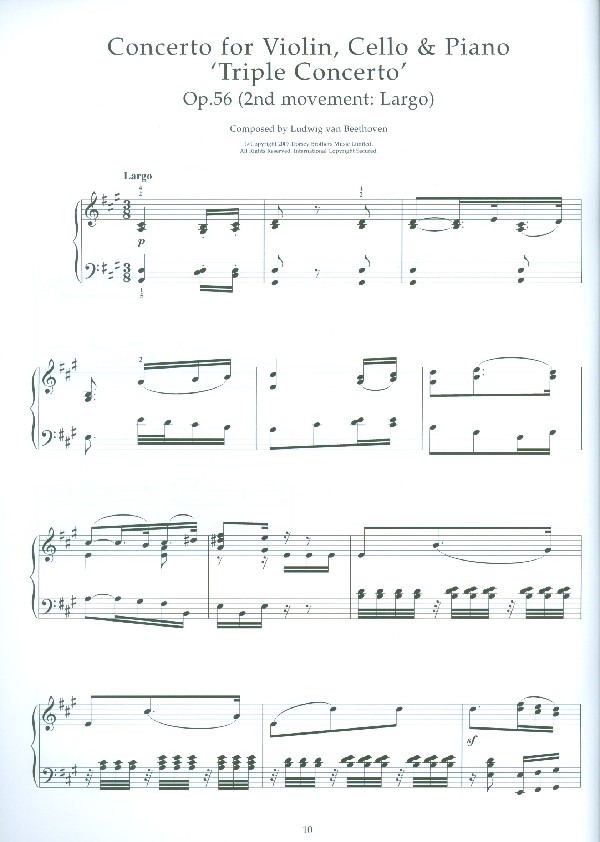 The Easy Piano Collection Beethoven Gold