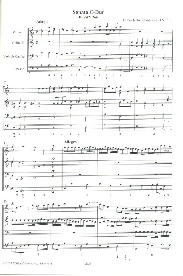 Sonate C-Dur BuxWV266