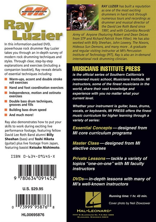 Ray Luzier DVD-Video