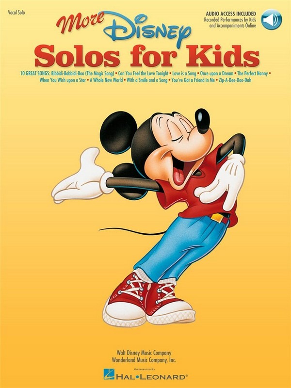 More Disney Solos for Kids (+CD):