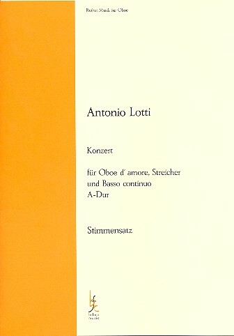 Konzert für Oboe d'amore,