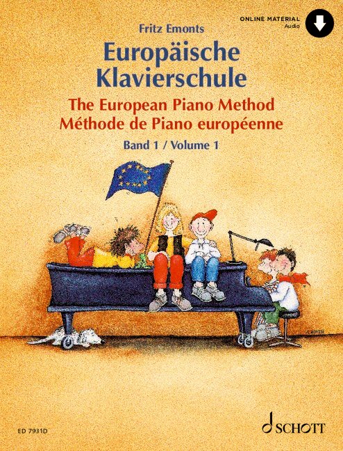 Europäische Klavierschule Band 1 (+Online Audio)
