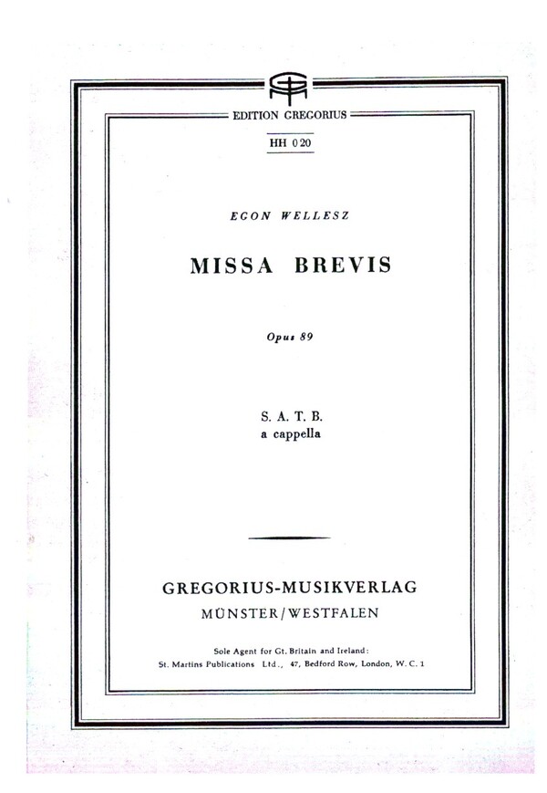 Missa Brevis op.89