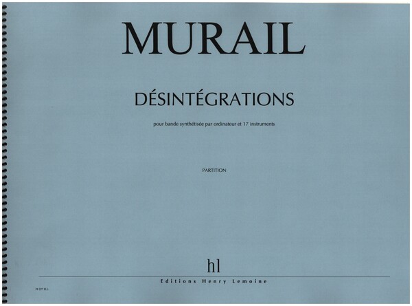 Desintegrations für 17 Instrumente