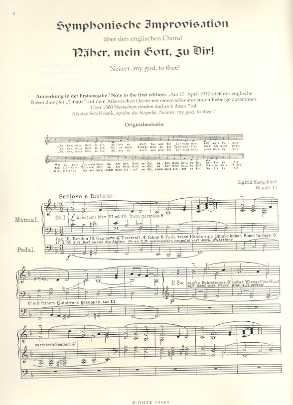 Improvisation über "Näher, mein Gott, zu dir"