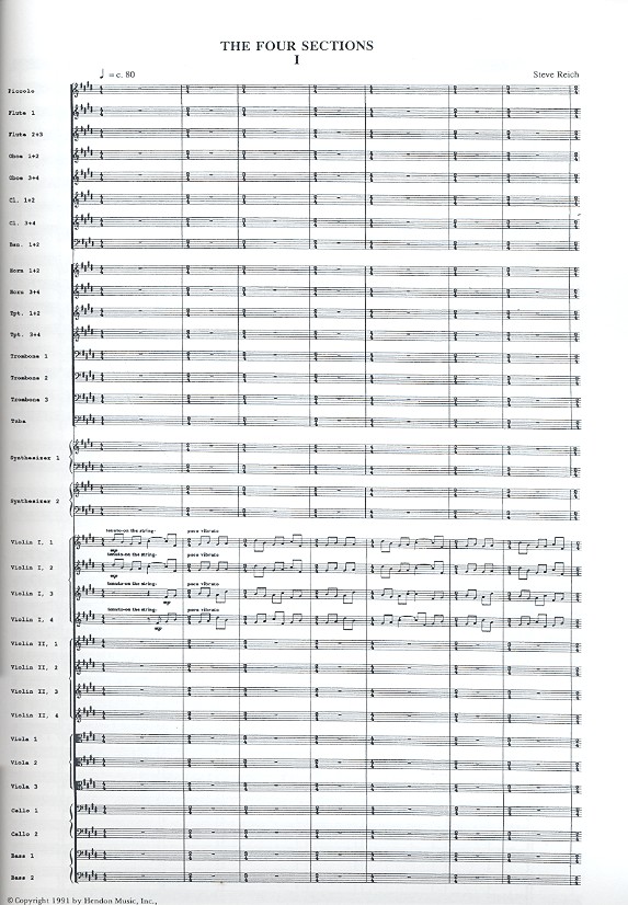 The Four Sections HPS 1152