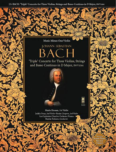 Triple Concerto in C Major BWV164 (+2 CD)