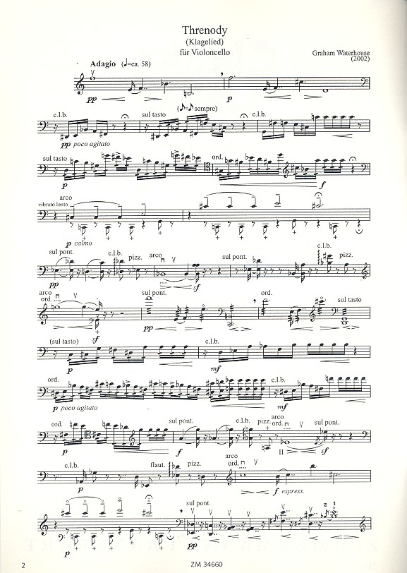 Threnody für Violoncello