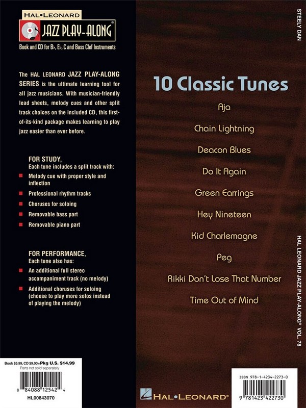 Steely Dan (+CD): for bb, es and c instruments