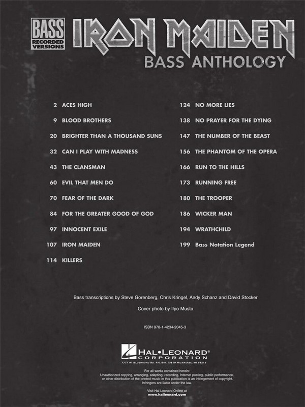 Iron Maiden: Bass Anthology
