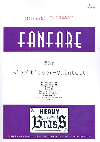 Fanfare für 2 Trompeten, Horn,