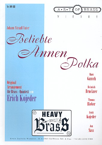Beliebte Annen-Polka für 2 Trompeten,