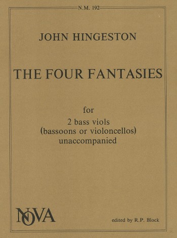 The 4 fantasies for 2 bass viols