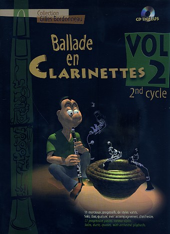 Ballade en clarinetttes vol.2 (+CD)