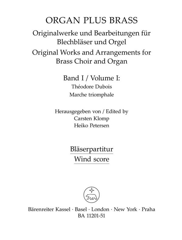 Marche triomphale für Orgel und