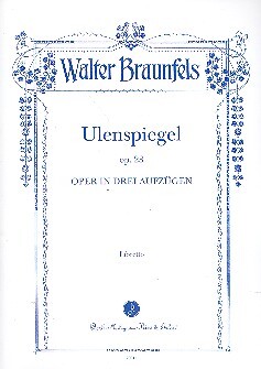 Ulenspiegel op.23 Libretto