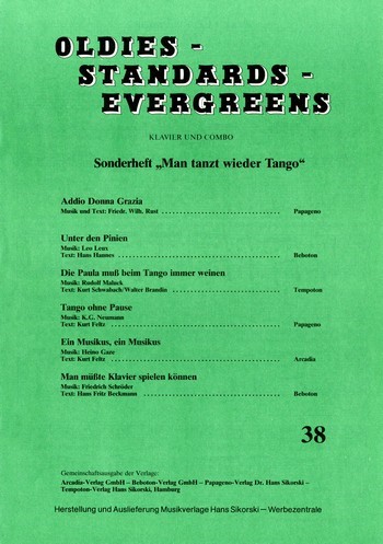 Oldies Standards Evergreens Band 38: