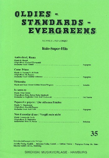 Oldies Standards Evergreens Band 35: