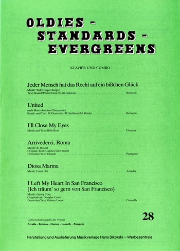 Oldies Standards Evergreens Band 28: