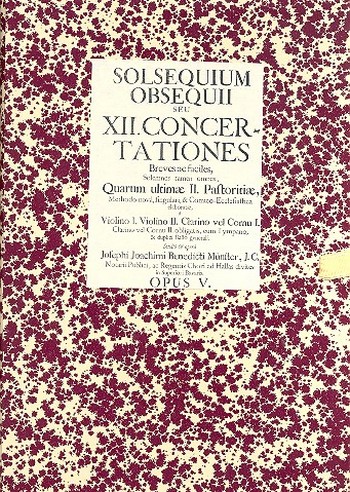 Solsequium obsequii seu XII. Concertationes op.5