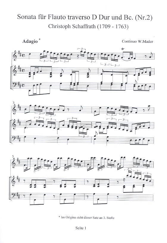 Sonate D-Dur