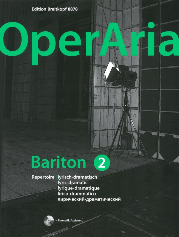 OperAria Bariton Band 2 - Repertoire lyrisch-dramatisch (+ mp3-CD +pdf