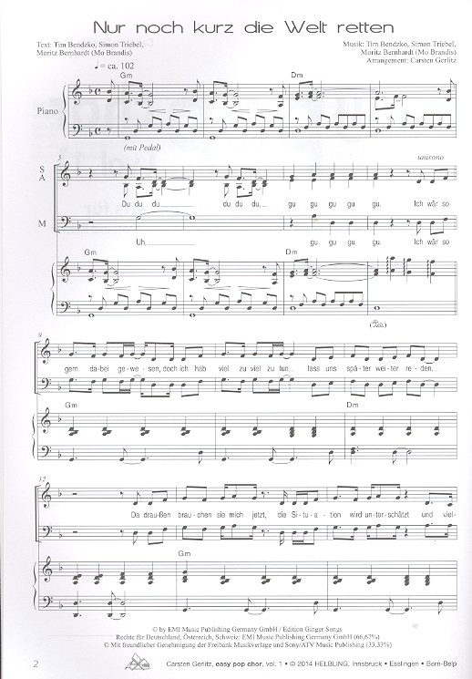 Easy Pop Chor Band 1