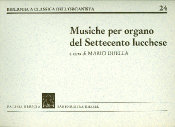 Musiche per organo de settecento lucchese