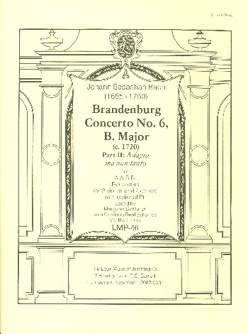 Brandenburgisches Konzert b major part 2: