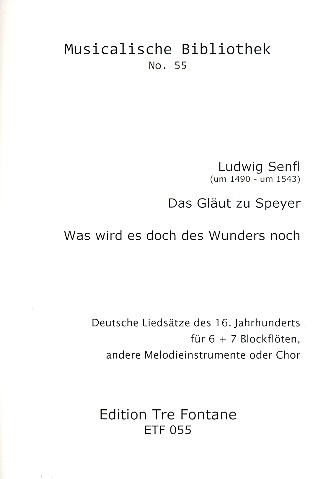 2 Liedsätze des 16.Jahrhunderts