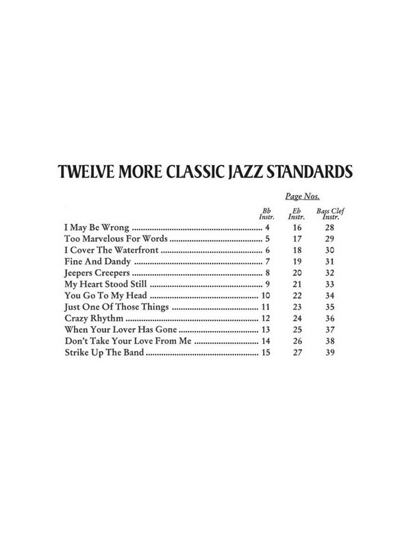 12 more classic Jazz Standards (+2 CD's)
