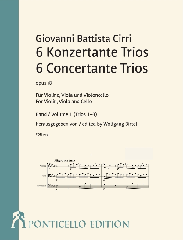 6 Konzertante Trios op.18 Band 1 (Trios 1-3)