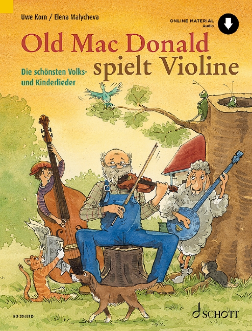 Old Mac Donald spielt Violine (+Online Audio)