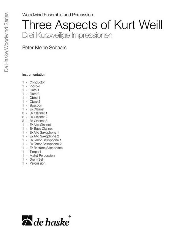 Three Aspects of Kurt Weill