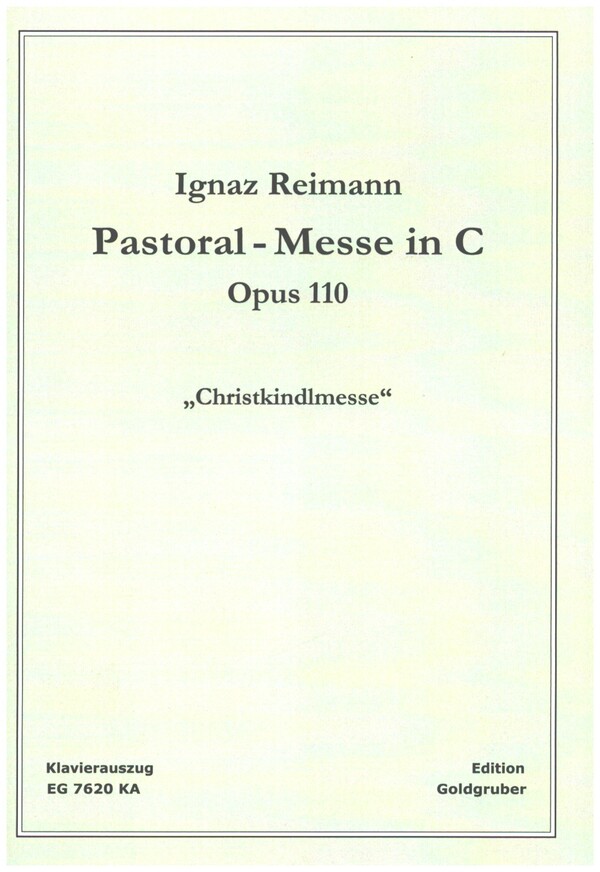 Pastoral-Messe in C op.110