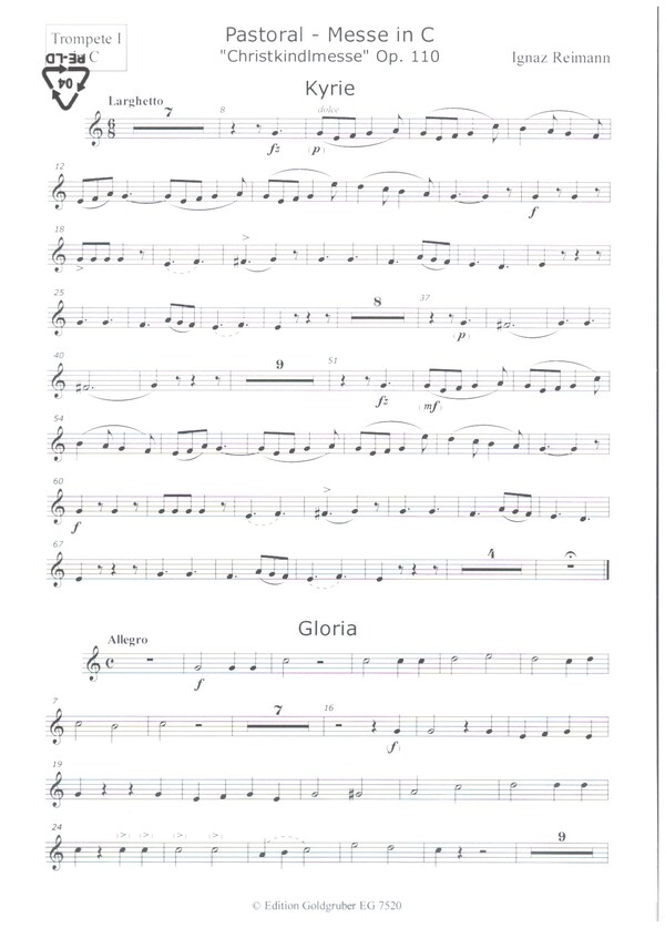 Pastoral-Messe in C op.110 'Christkindlmesse'