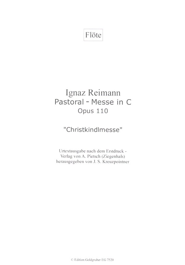 Pastoral-Messe in C op.110 'Christkindlmesse'