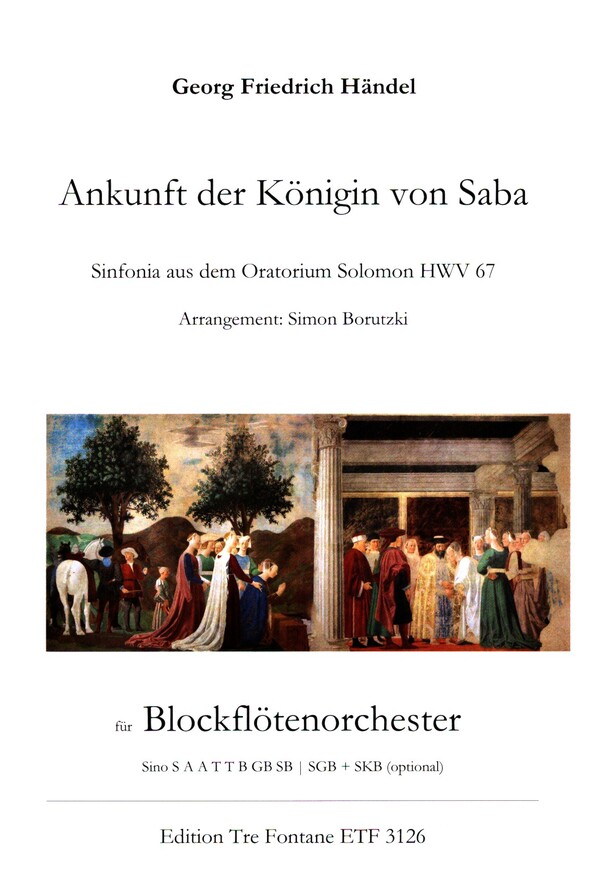 Ankunft der Königin von Saba (+CD)