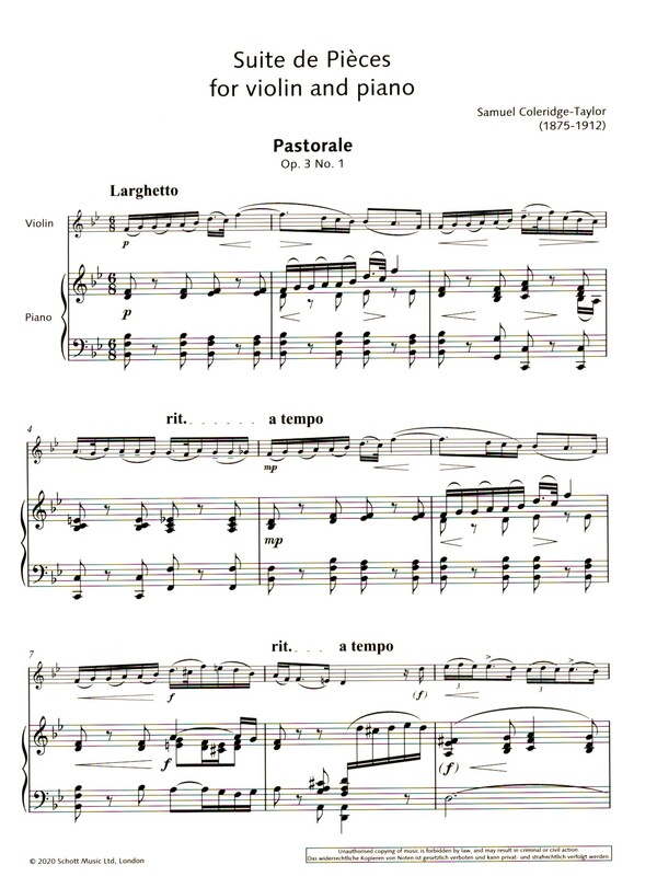 Suite de Pièces op.3