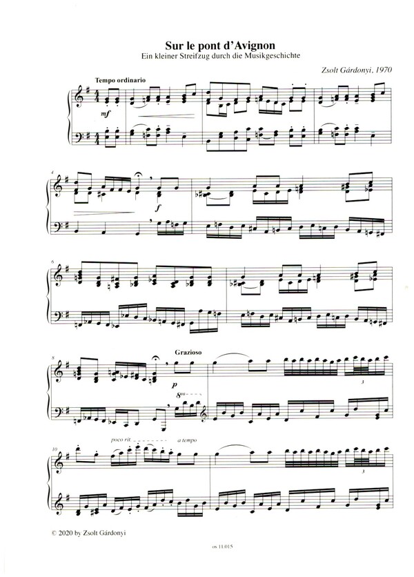 Sur le pont d'Avignon