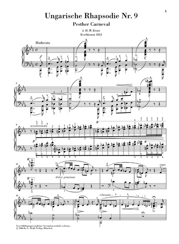 Ungarische Rhapsodie Nr.9