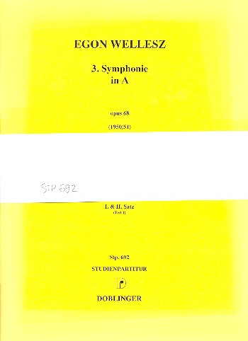 Sinfonie A-Dur Nr.3 op.68