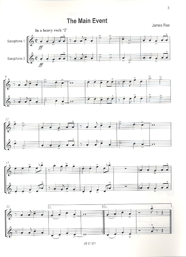 Easy Blue Saxophone Duets