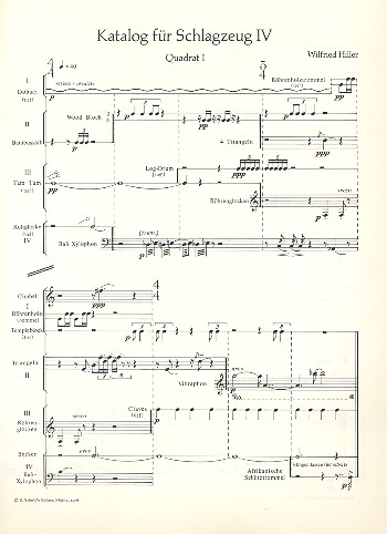 Katalog für Schlagzeug Band 4