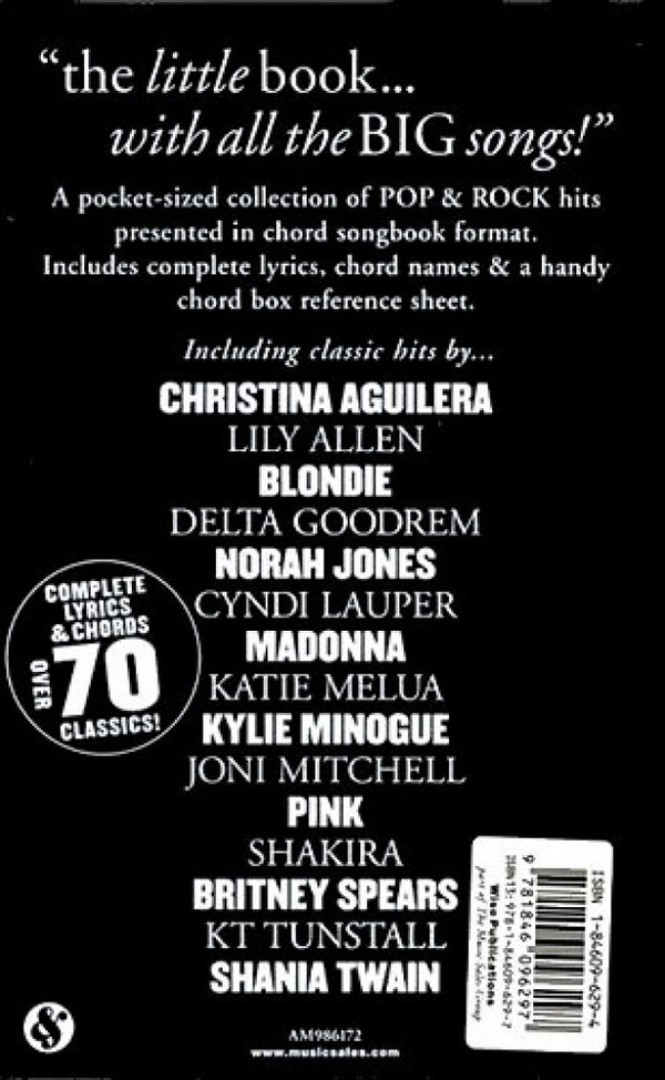 The little black Songbook: Pop and Rock